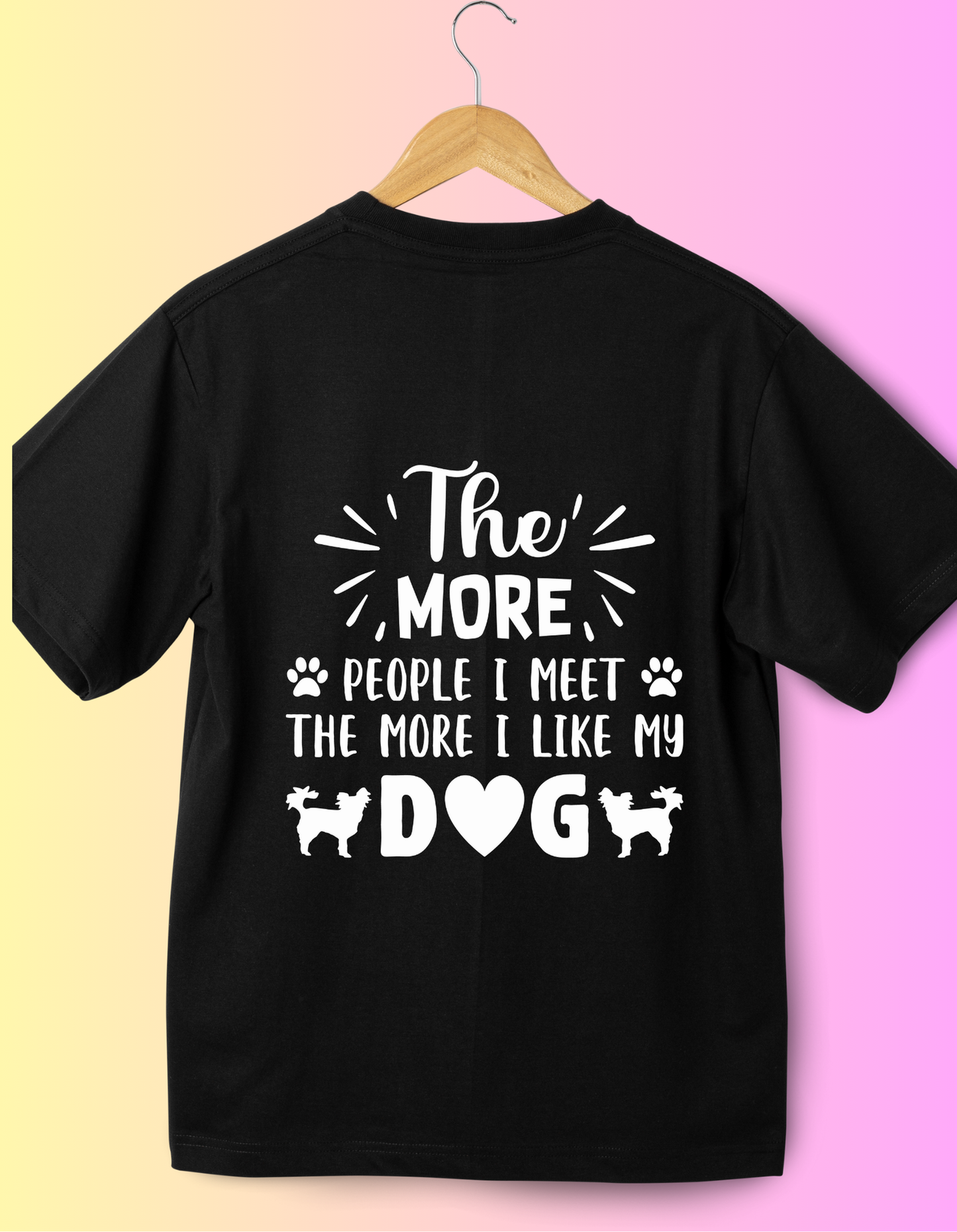 The More People I Meet The More I Love My Dog T-Shirt